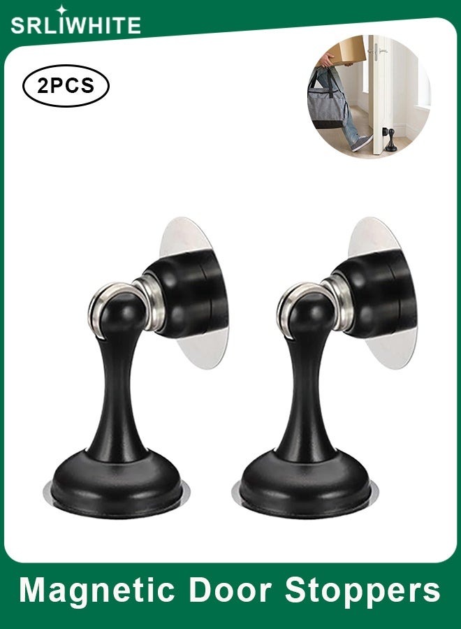 اسرلي وايت سدادات الأبواب المغناطيسية - عبوة من قطعتين - Image 1